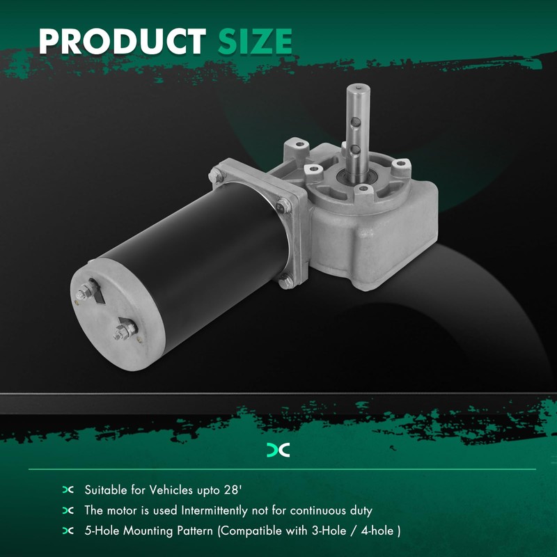 SCITOO 600W 90:1 Tarp Motor Compatible with Dump Truck Tarp