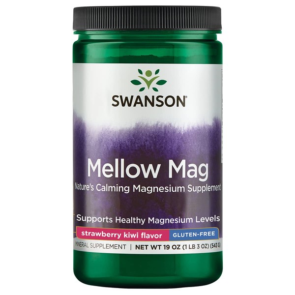 Swanson Mellow Mag - Strawberry Kiwi Flavor 330 mg 19