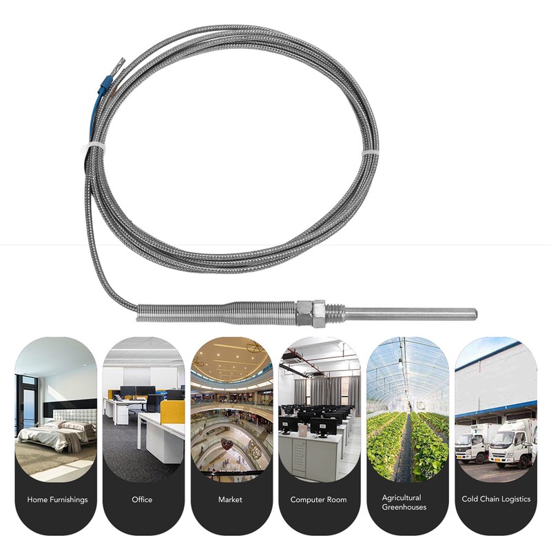 Thermocouple ‑50℃ to 400℃ Stainless Steel Temperature Sensor Probe PT100