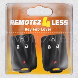 RemoteSuperMarket 2 Key Fob Cover for 2014 2015 2016 2017 2018 2019 GMC Sierra Remote Case Skin
