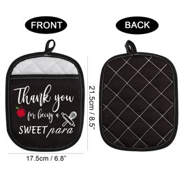 Paraprofessional Appreciation Gift Thank You for Being A Sweet para Oven Pads Pot Holder with Pocket (Sweet para)