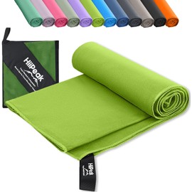 HiiPeak Microfibre Towel Compact and Lightweight Microfibre Towels Fitness Towel Quick Drying Microfibre Bath Towel Absorbent Sports Towel Gym Swimming and Gym Towel