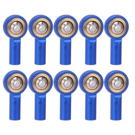 RC M2 Ball Head, Pack of 10 RC Link Ball Head Holde Tie Rod End M2 Ball Joint Linkage for RC Car Robot Cars (Blue)
