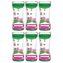 Teacher Created Resources Pink & Green Liquid Motion Bubbler, Pack of 6