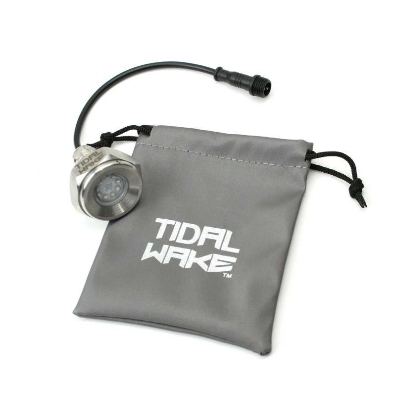 Tidal Wake IP68 Underwater Boat Drain Plug LED Light UltraBright
