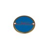 Bary Fire Door Keep Locked Sign Polished Brass