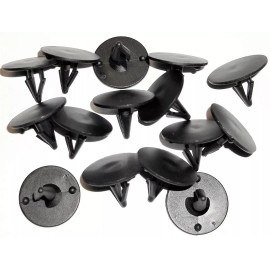 SFS Ford Truck Hood Insulation Retainer Clips- Fit 1/4" Hole 1-3/16" Dia- 15pcs #099
