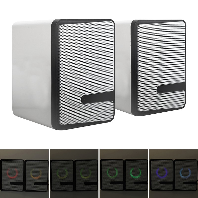 Wireless Desktop Computer Speaker Recrectangular USB Mobile Phone Universal Active