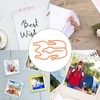 100pcs Paper Clips Cute Duck Shaped Decorative Metal Paperclips with