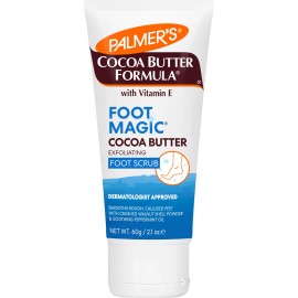 Palmer's Cocoa Butter Foot Magic Scrub Exfoliant 2.1 Ounce Natural Moisturizer