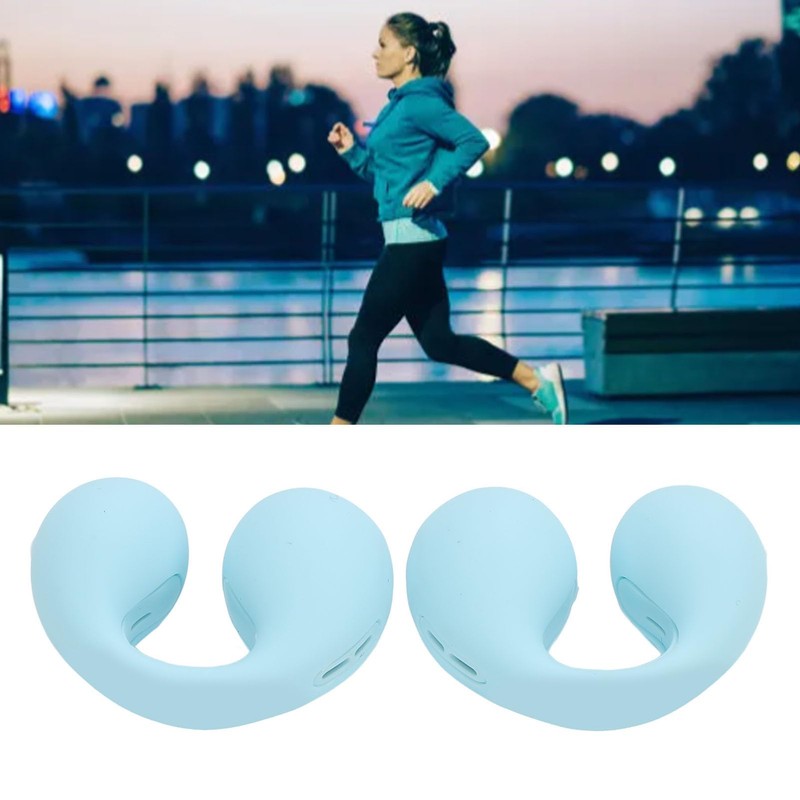 Open Ear Bone Conduction Headphones, Bluetooth 5.3 Noise Reduction Touch