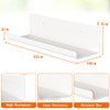 WELDUN Floating Shelves, Set of 2 Wall Mounted Shelf, Picture