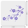 MAGJUCHE Cherry Blossom Stencil 6 Inches, Reusable Cherry Blossom Stencil
