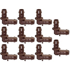 Rain Bird XFF 10pcs Elbow Fitting for XF XFS and 17mm PE Pipe Garden Irrigation