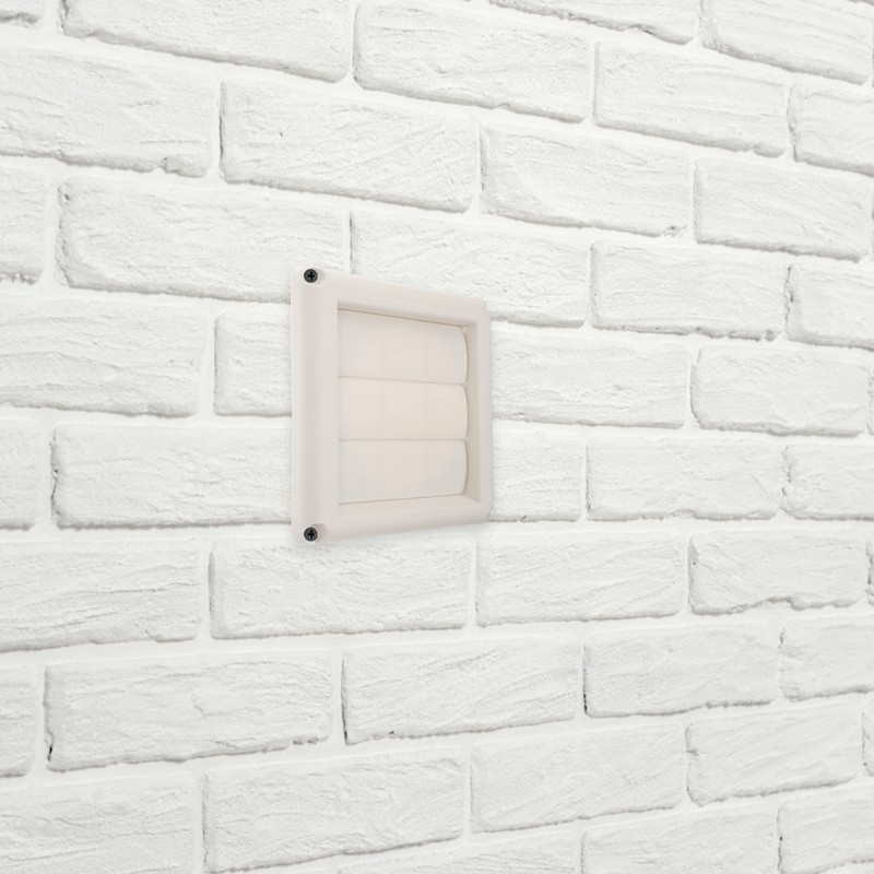 DOITOOL Louvered Vent Cover for External Wall 4 Inch Dryer