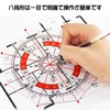 nalaina azimuth protractor, 5.9 inches (15 cm), total circle protractor,