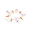 Easter Bunny Carrot Wreath Decor Spring Garland for Home Party