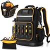 Marscamd Tool Backpack with Hard Bottom and a Tool Pouch,