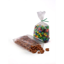 4.5" x 3.25" x 13" x 1.5 mil Clear Plastic Side-Gusseted Polypropylene Bags (Case of 1,000)