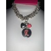 JUSTICE CHARM BRACELET INITIAL(B,D,H, - R