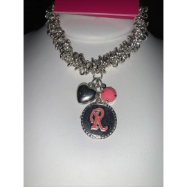 JUSTICE CHARM BRACELET INITIAL(B,D,H, - R