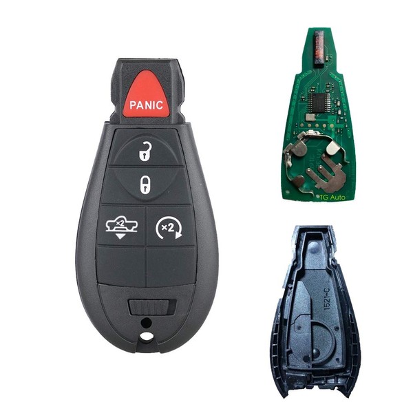 2 Pack - New TG Auto Keyless Car Key Fob