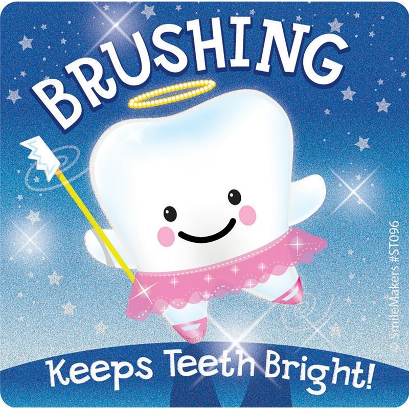 Glitter Teeth Stickers - Prizes and Giveaways - 75 per