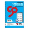 Cherry NCR Confidential Visitor Pass 90mm x 60mm Duplicate Book