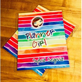 Handmade Planner Girl Cover Set for use w/ Erin Condren Life Planner