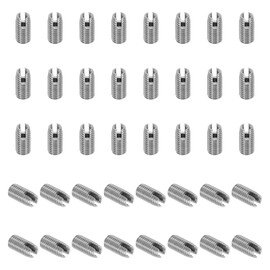 PATIKIL Selbstschneidende Gewindeeinsätze, 40 Stück M6 x M10 x 20mm 303 Edelstahl Gewindeadapter Reduzierer Schlitzschraube Reparatur Einsätze Muttern Hülse