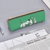 Moomin Pen Case, Large Capacity, Pencil Case, Multi-functional, Stylish, Leather,