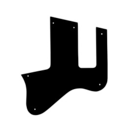 wd Pickguard For Gibson Les Paul Special Double Cutaway VOS black white black 5 ply