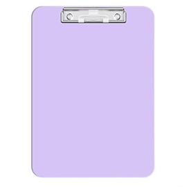 Hongri Plastic Clipboard, Purple Clipboard Standard A4 Letter Size Clipboards for Nurses, Students, Office and Women, Clipboard with Pen Holder and Low Profile Clip, Size 12.5 x 9 Inch, (Purple)