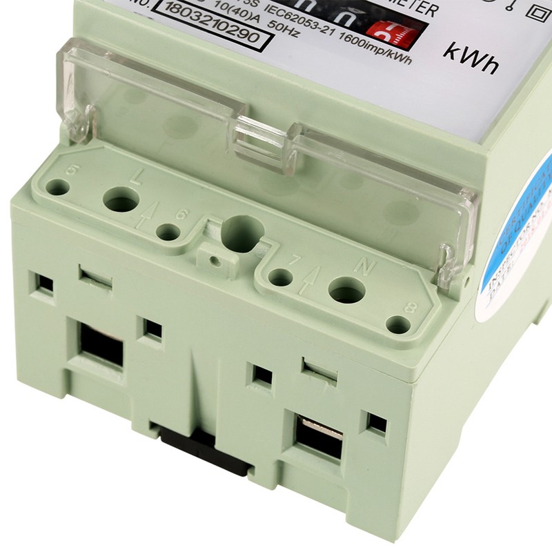 10(40)A Digital 1 phase 2 Wire 4P Din Rail Electric