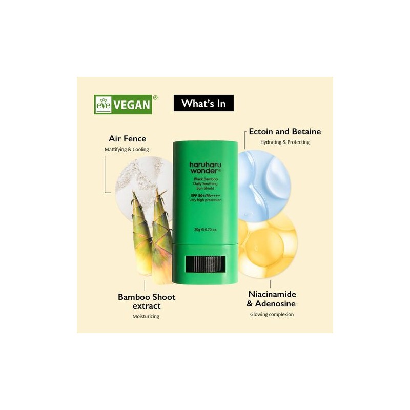 haruharu wonder [haruharu wonder]Black Bamboo Daily Soothing Sun Shield