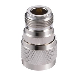 Vecys 2PCS N Connector Adapter N Type Male to N Type Female Coax Cable Adapter 50 Ohm for CB Radio WiFi Antenna