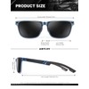ANYLUV Polarized Sunglasses for Men Premium Al-Mg Frame Square Men’s
