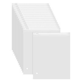 PATIKIL Frosted Zipper Bag, 100 Pcs 10" x 8" Resealable EVA Horizontal Clothes Packaging Bag with Slider Closure, Vent Hole for Small Business T-shirt Packaging Organizing Shipping, Clear