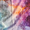 LB Purple Crystal Mineral Marble Abstract Shower Curtain for Bathroom