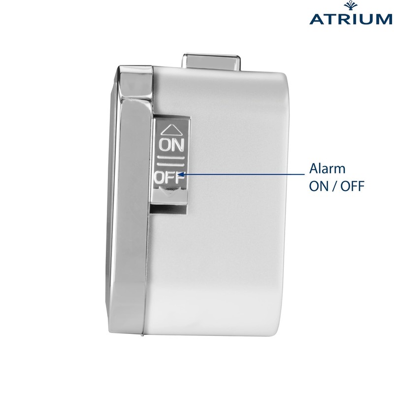 Atrium Seniorenwecker extra deutlich Analog Quarz ohne Ticken große Zahlen