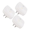 3PCS Plug in Night Light Motion Sensor Dusk to Dawn