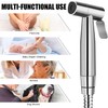 Handheld Bidet Sprayer for Toilet - Brushed Nickel & Stainless