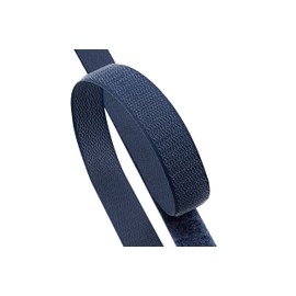 Kleberino Velcro Tape for Sewing, Set Hook Tape + Velcro Tape, High Closure Force in Industrial Quality, Velcro for Sewing (Dark Blue, 20 mm x 6 m)