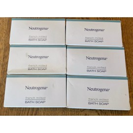Neutrogena 6 NIB NEUTROGENA French Milled BATH 1.25 oz Soap Boxed Fresh Travel Size