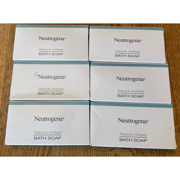 Neutrogena 6 NIB NEUTROGENA French Milled BATH 1.25 oz Soap