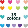 Heart Stickers for Kids, 4050 Pieces, 12mm, 18 Sheets Small