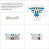 GKEEMARS 20Pcs 4 Way T Tap Wire Connectors, Quick Wire