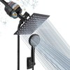 NearMoon Filtered Rain Shower Head, High Pressure 8″Square, and 5