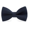 WELROG Classic Tied Bow Tie Kids & Men'Formal Solid Tuxedo