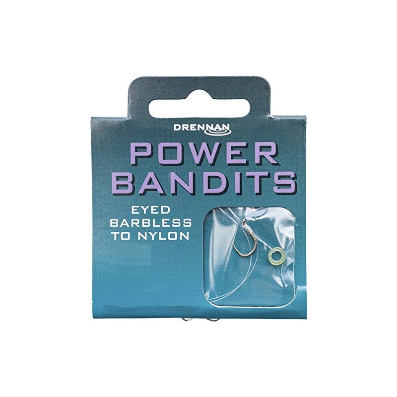 POWER BANDITS Drennan Eyed Barbless (8 to 8lb)